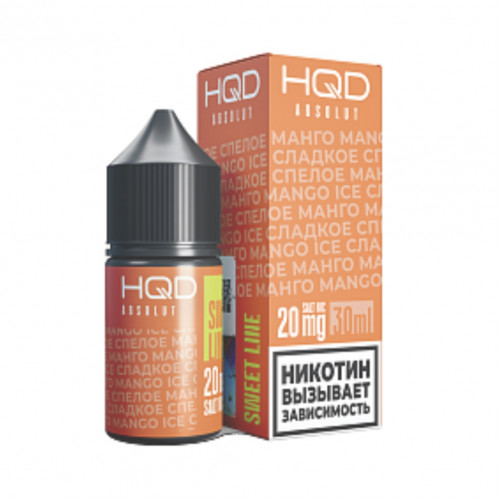 Жидкость HQD ABSOLUT SWEET LINE Mango ice / Спелое манго